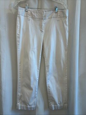 Women's Ankle Cropped Pants - Cream